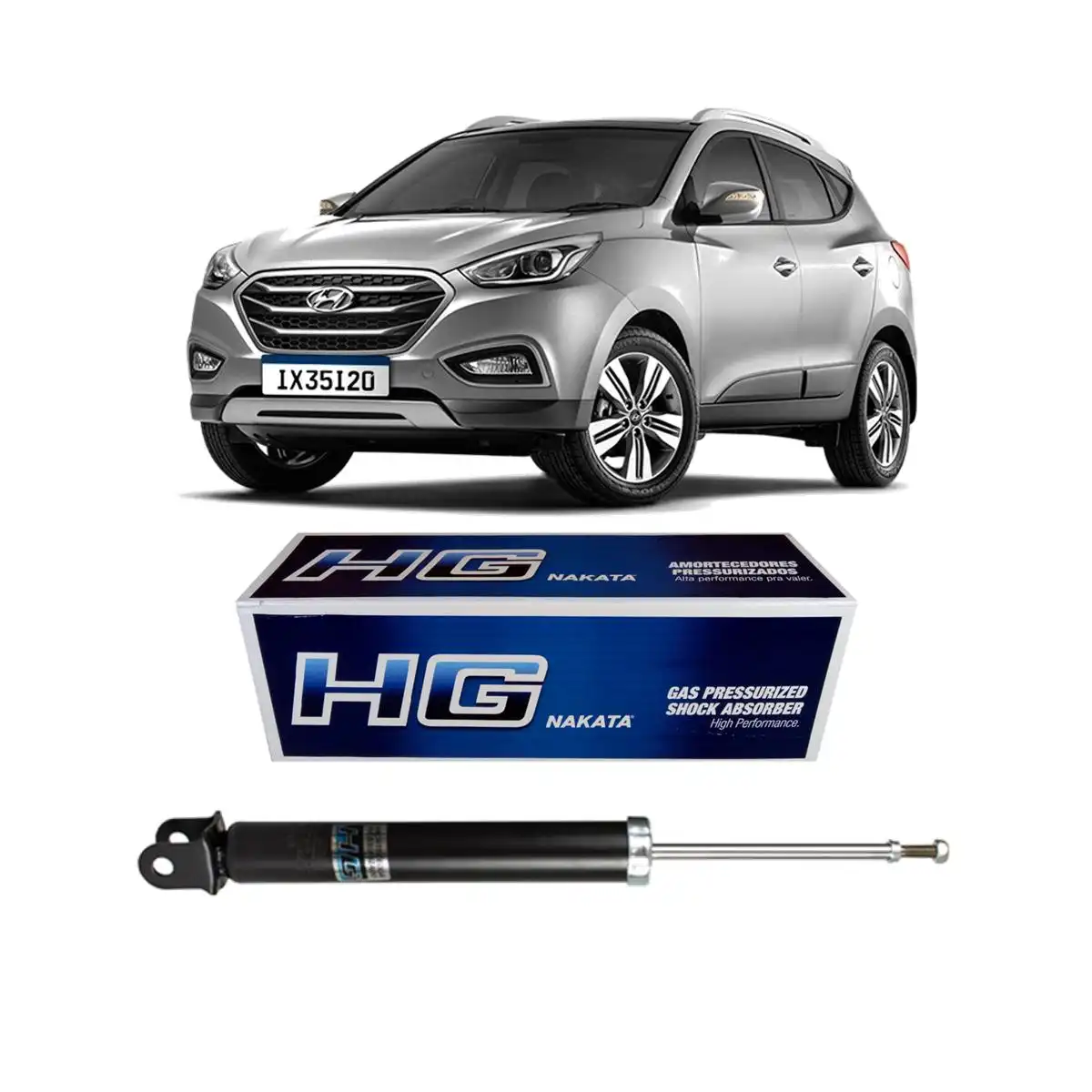 AMORTECEDOR TRASEIRO HYUNDAI IX35 4X2 2010 A 2020
