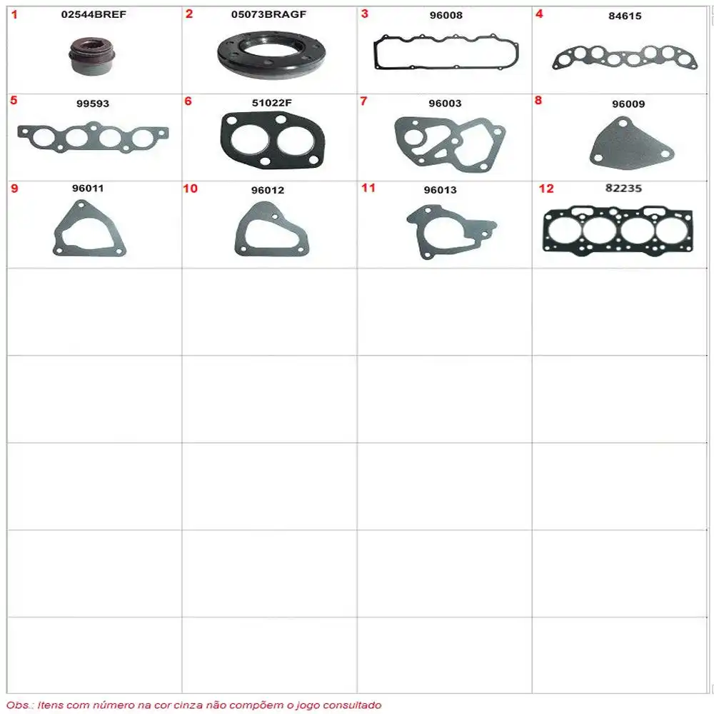 JUNTA MOTOR FIAT PALIO 1.0,1.5 96/ SUPERIOR C/RET