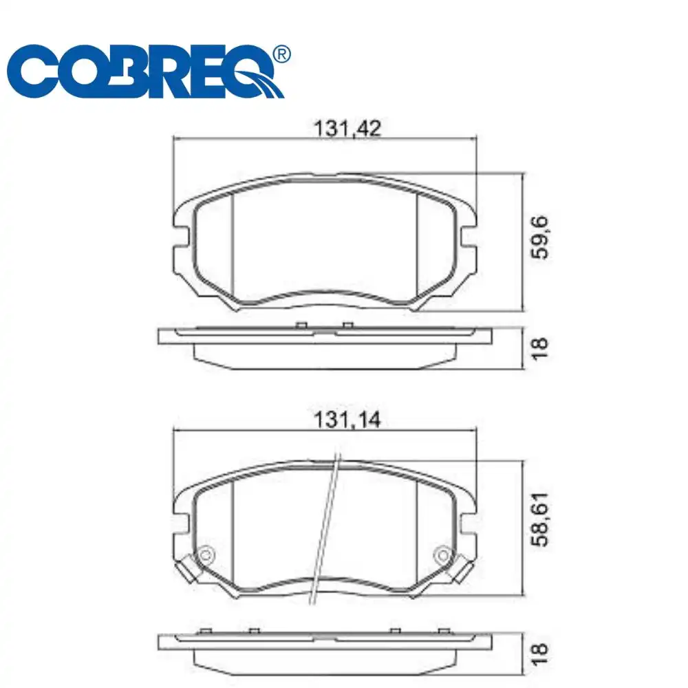 PASTILHA FREIO DIANTEIRA HYUNDAI AZERA 3.3 V6 2007 A 2011