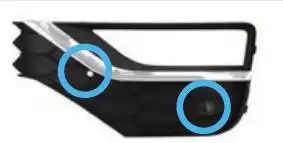 GRADE PARACHOQUE AMAROK 2017 EM DIANTE ESQUERDA C/SENSOR CRO