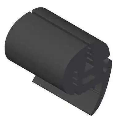 BORRACHA PARABRISA BRASILIA,VARIANT II C/FRISO