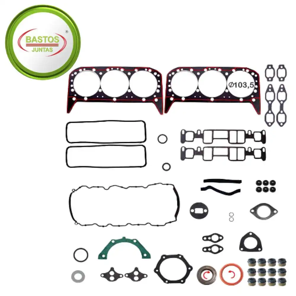 JUNTA MOTOR S-10 4.3 12V 1993 A 2006 FIBRA COM RETENTOR