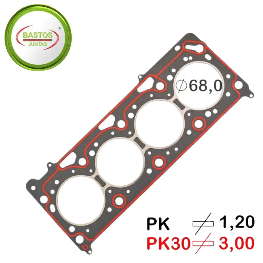 JUNTA CABECOTE VW GOL 1.0 8V/16 1996/ SOB MEDIDA 2,4MM