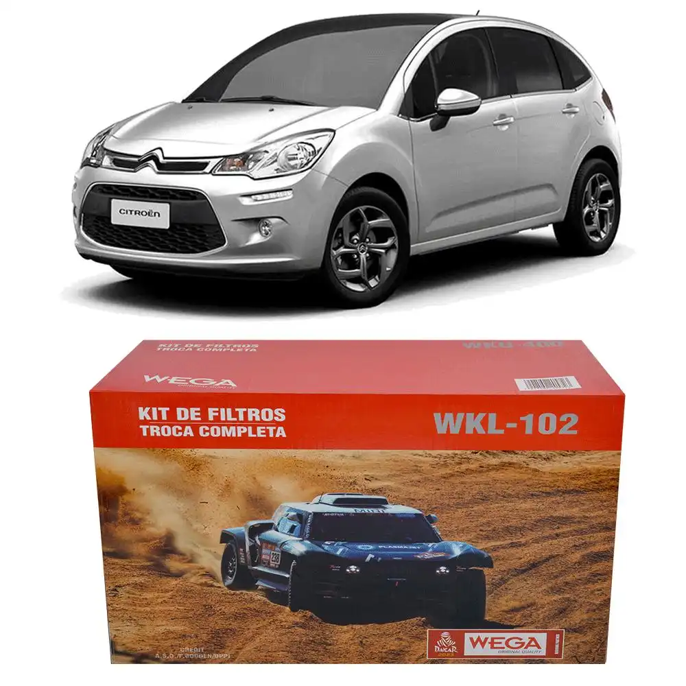 KIT FILTROS CITROEN C3 1.5 8V 2012 A 2017