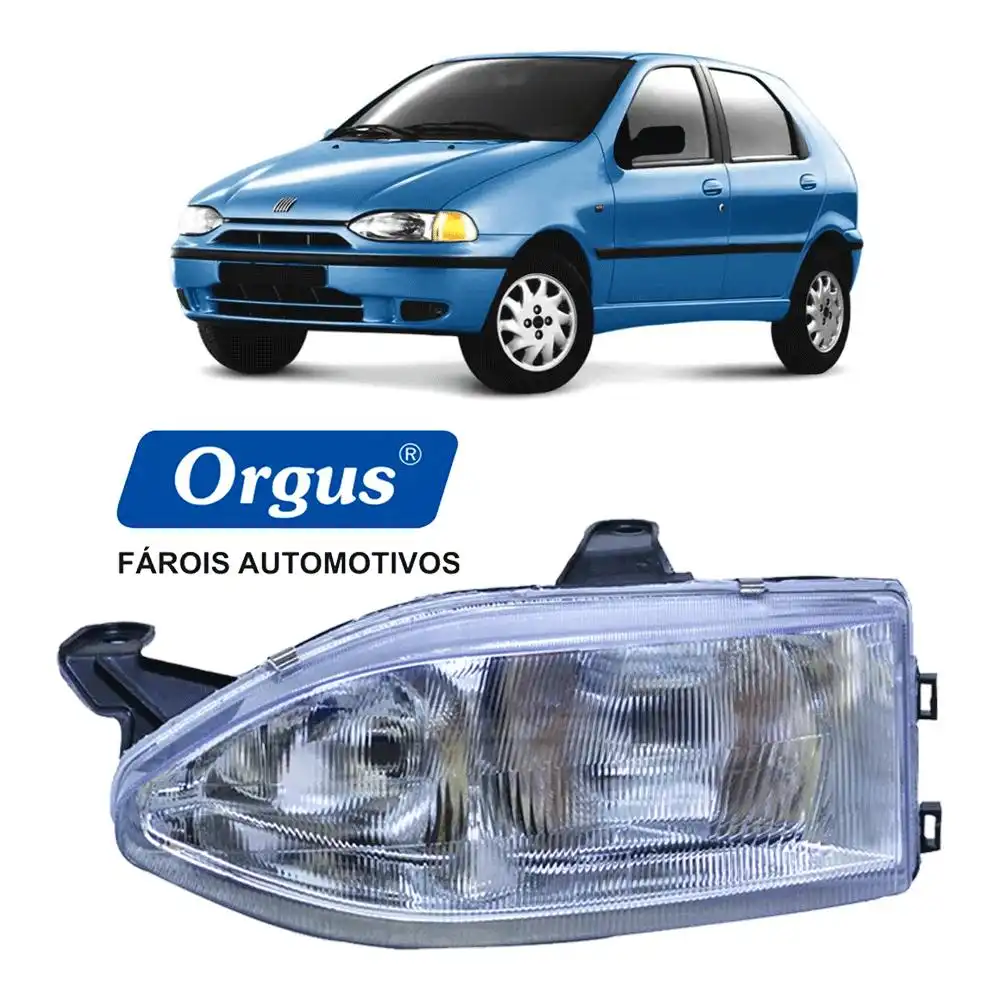 FAROL FIAT PALIO 99/00 C/AUXILIAR STRADA ESQ