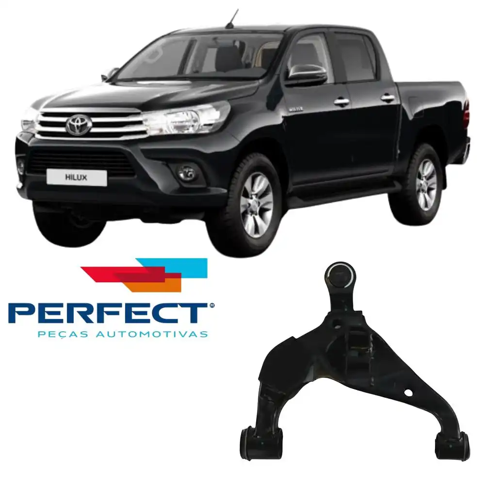 BANDEJA DIANTEIRA TOYOTA HILUX 2005 A 2015 INF ESQ COM PIVO