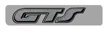 EMBLEMA ADESIVO GTS COLUNA
