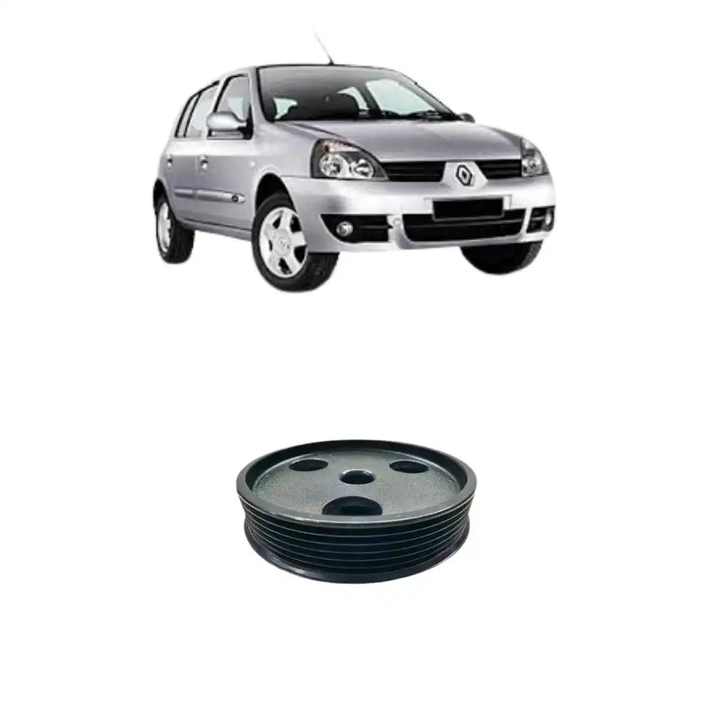 POLIA BOMBA DIRECAO HIDRAULICA CLIO 1.6  2007 A 2012