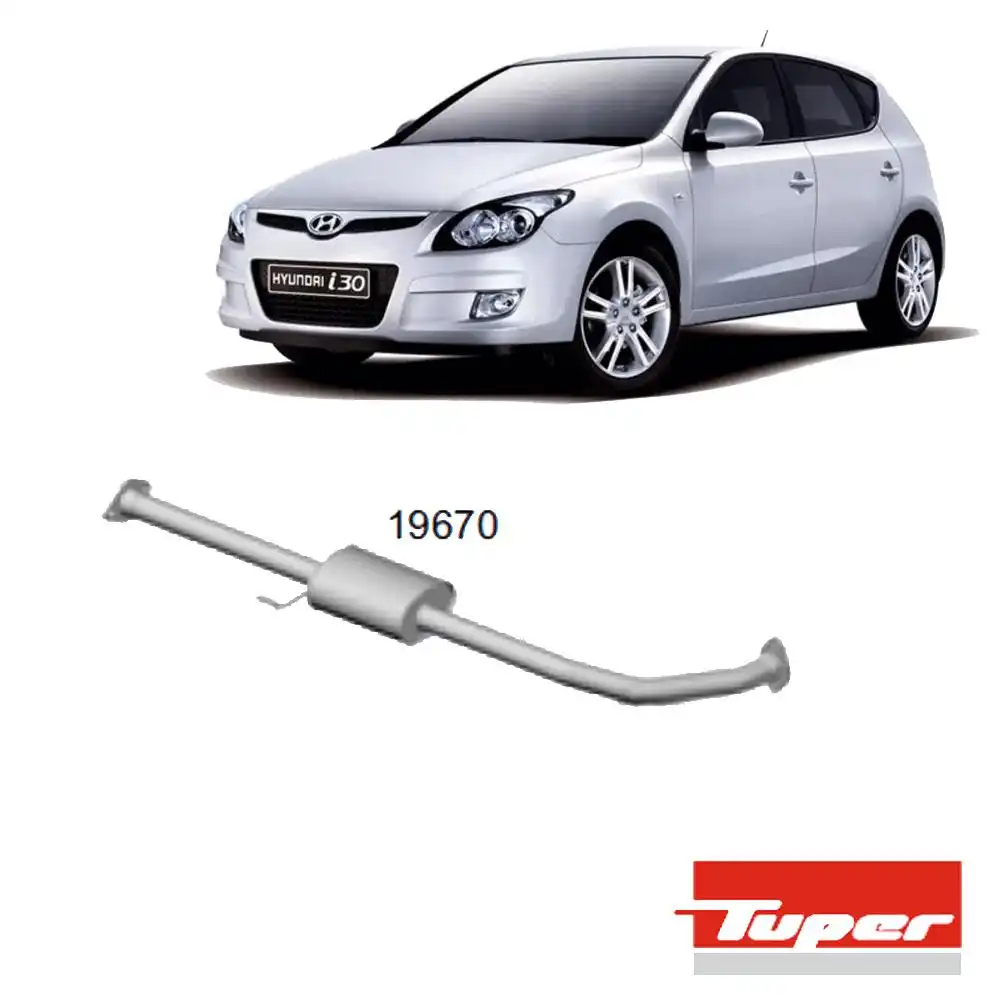 SILENCIOSO INTERMEDIARIO HYUNDAI I30 2.0 16V 2009 A 2012