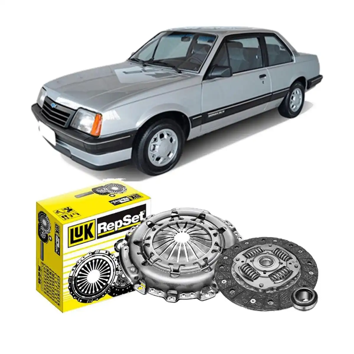 KIT EMBREAGEM MONZA 1986 A 1992 COM ROLAMENTO