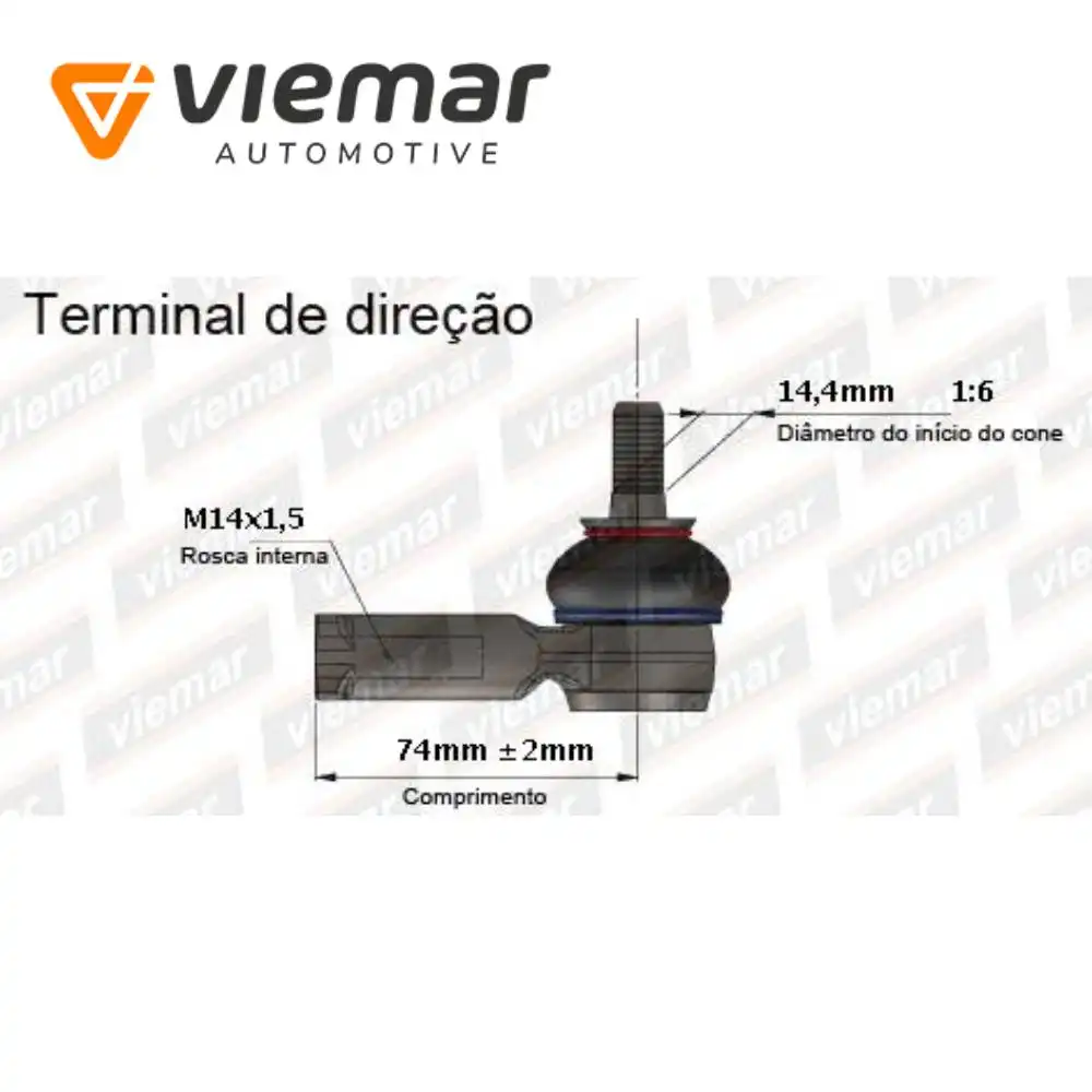 PONTEIRA DIRECAO S-10 2017 A 2024 TRAILBLAZER 17/