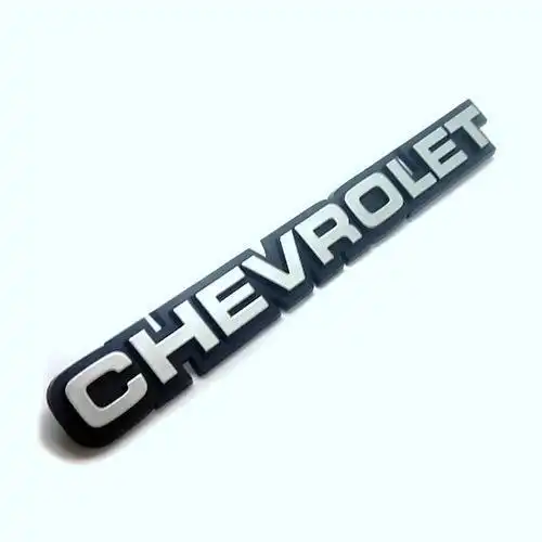 EMBLEMA CHEVROLET MINI (CHEVETTE) CINZA