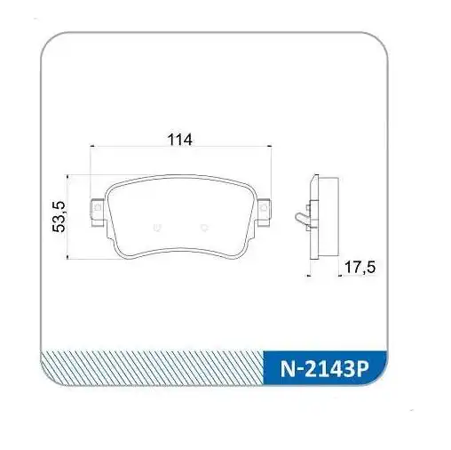 PASTILHA FREIO TRASEIRA PEUGEOT EXPERT 1.6 2018 ACIMA
