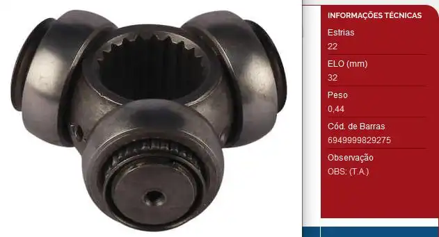 TRIZETA HONDA NEW CIVIC 06/ FIT 04/ AUTOMATICO 22 DENTES (EL