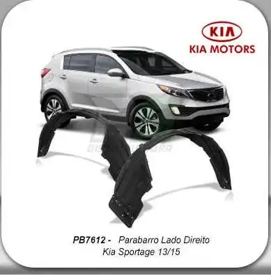 PROTETOR PARALAMA DIANT KIA SPORTAGE 2013 A 2015 DIR