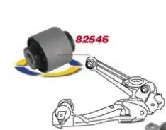 BUCHA BRACO TRAS HONDA NEW CIVIC 06/16 (PEQUENA)