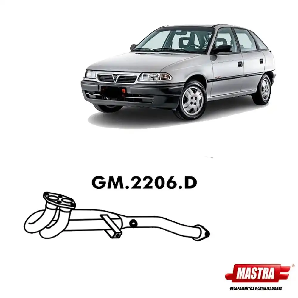 CANO SAIDA MOTOR ASTRA 2.0 1995 A 1997