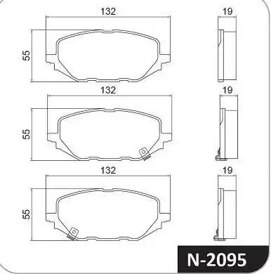 PASTILHA FREIO DIANTEIRA TRACKER 1.0 12V 2020/