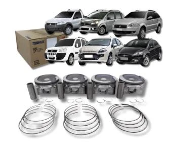 PISTAO C/ANEL FIAT PALIO 1.8 16V ETORQ 0,40