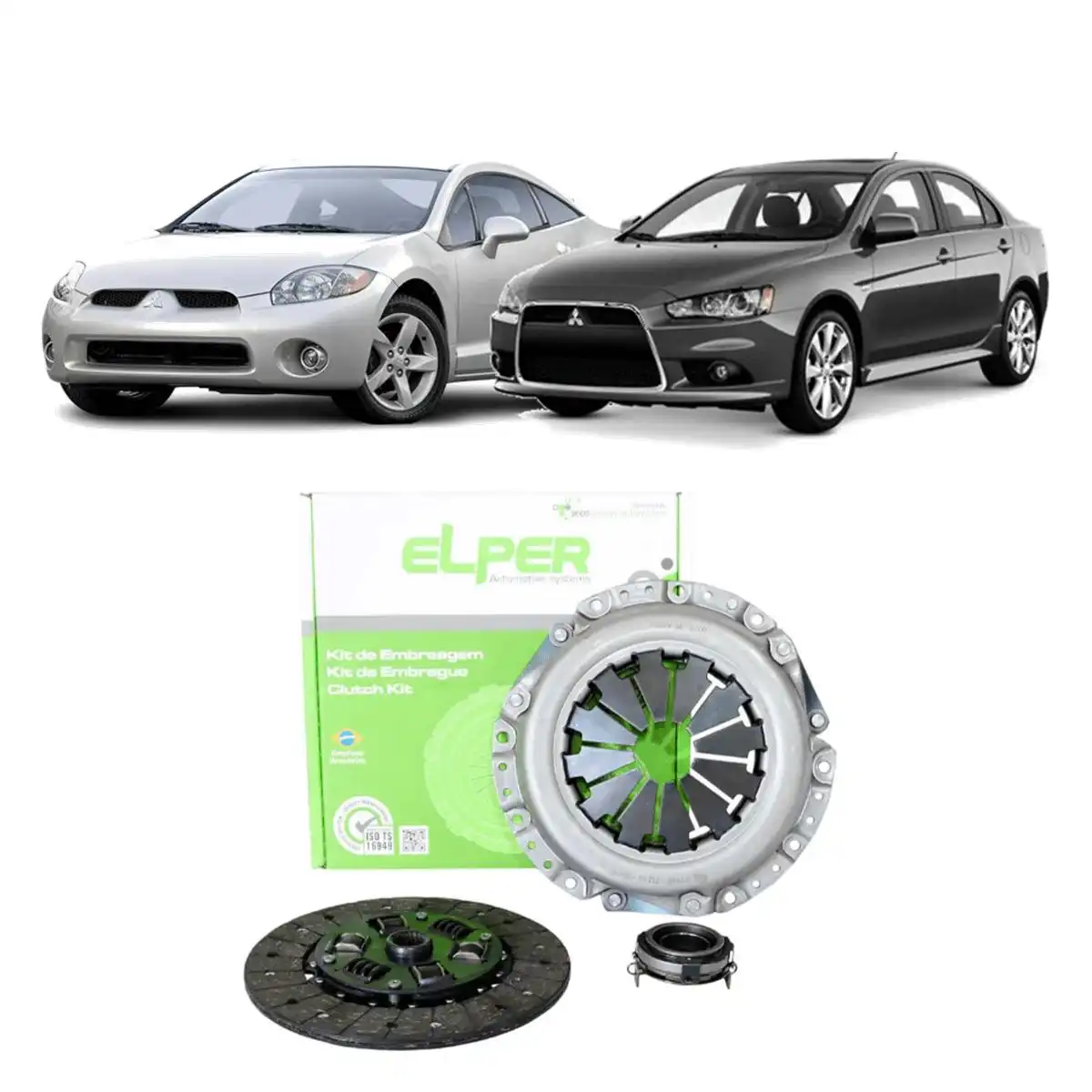 KIT EMBREAGEM MITSUBISHI ECLIPSE 2.0 16V ATE 1995