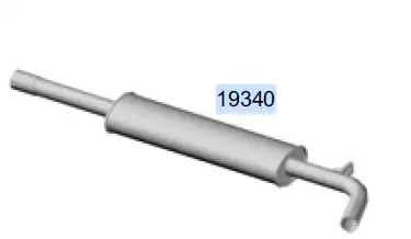 SILENC INTERM RENAULT MEGANE SEDAN GRAN TOUR 2.0 16V 05/11