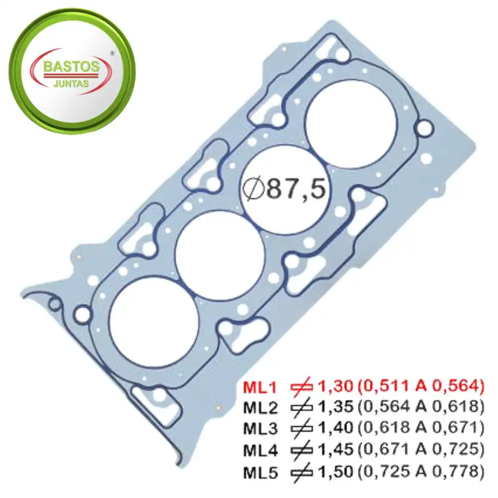 JUNTA CABECOTE L200 2.4 16V DIESEL 2016 ACIMA METAL