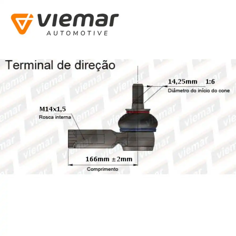 PONTEIRA DIRECAO HONDA HR-V 2022 A 2024 ESQ
