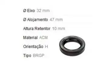 RETENTOR POLIA MOTOR COMANDO PASSAT AP GOL  MI 8/16VAL