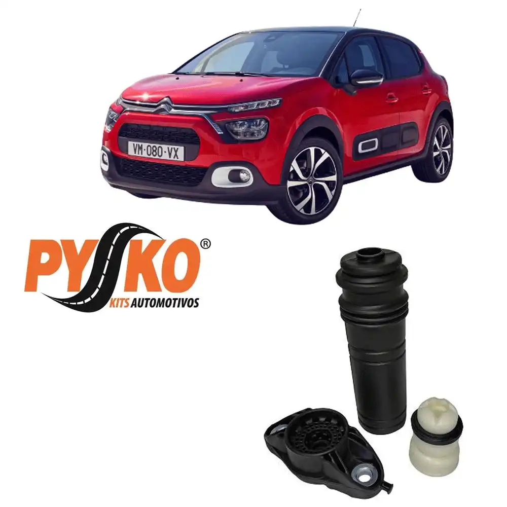 KIT AMORTECEDOR TRASEIRO C3 2021 ACIMA COMPLETO