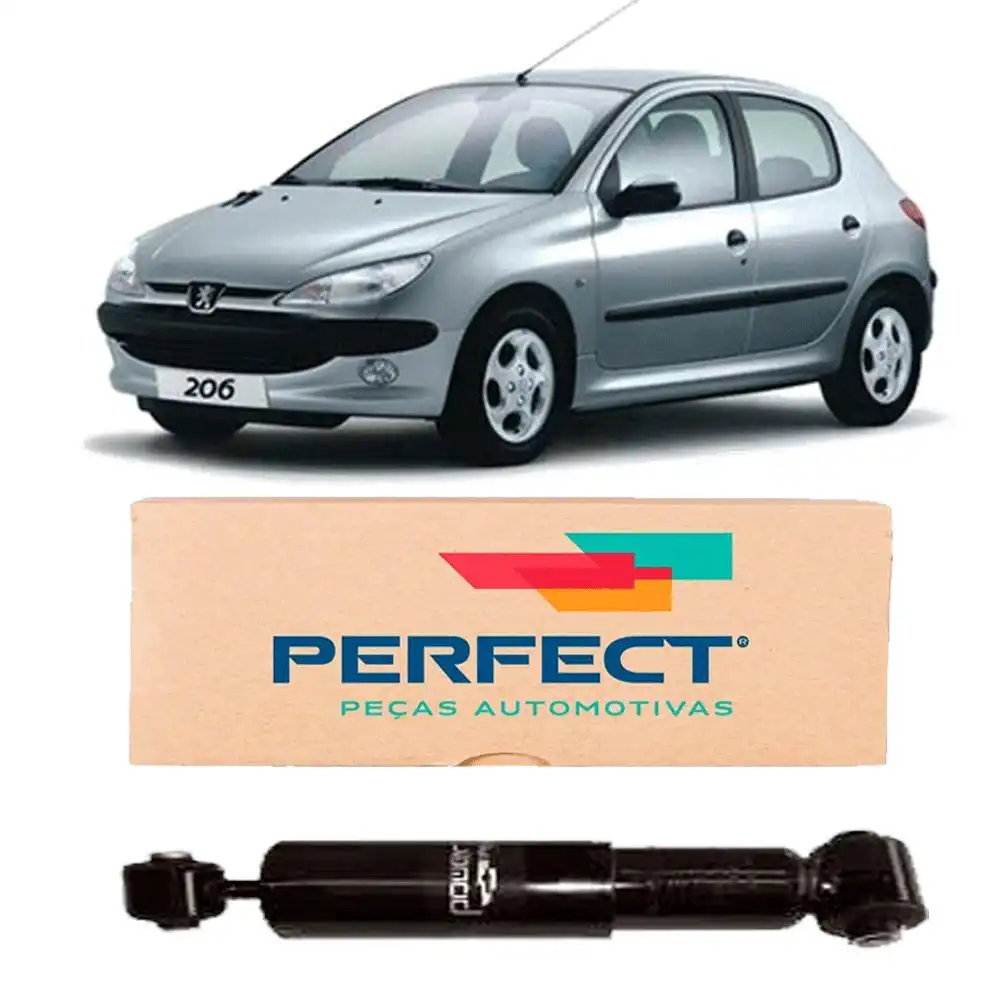 AMORTECEDOR TRASEIRO PEUGEOT 206 1999 A 2010