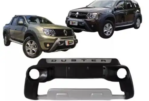 OVERBUMPER PARACHOQUE DIANT DUSTER 2015 A 201 PRETO/PRATA