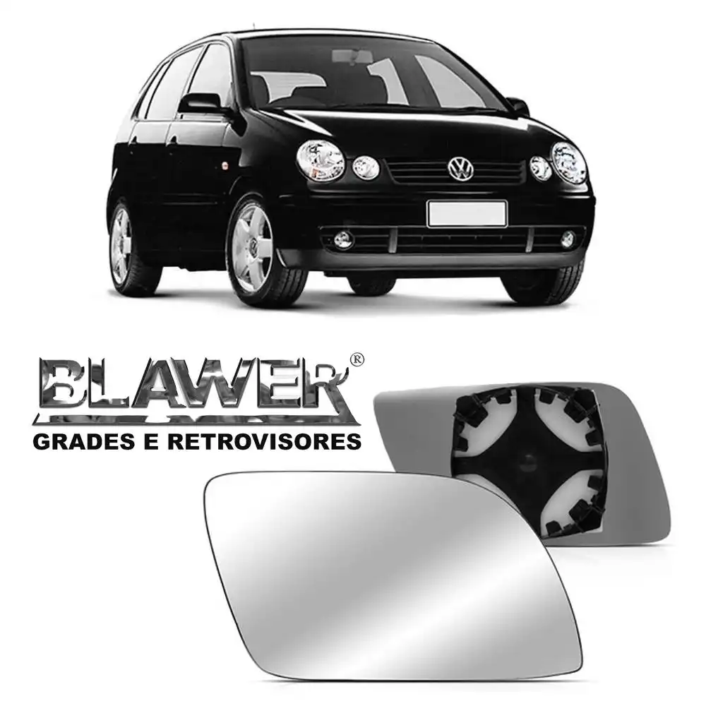 VIDRO ESPELHO POLO 02/09 DIR C/ CARCACA