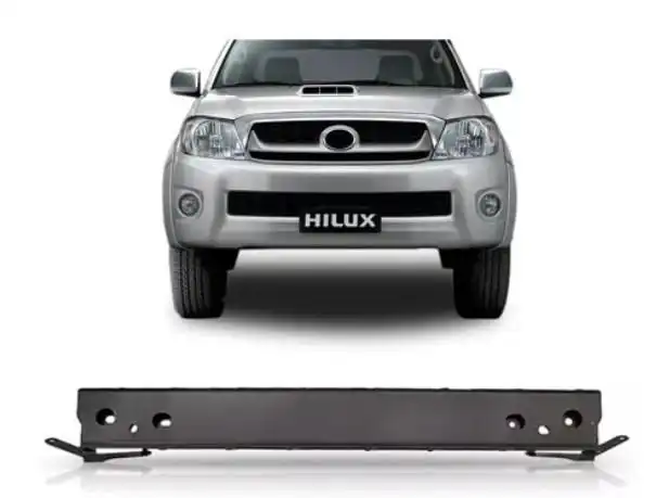 LAMINA PARACHOQUE DIANT HILUX 05/14 COM SUPORTE