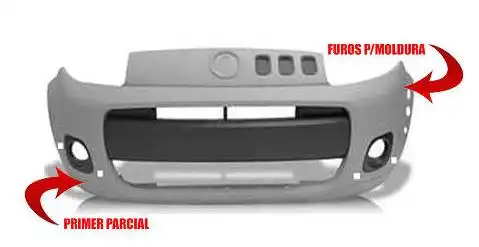 PARACHOQUE DIANTEIRO FIAT UNO SPORT 2011 EM DIAN COM PRIMER