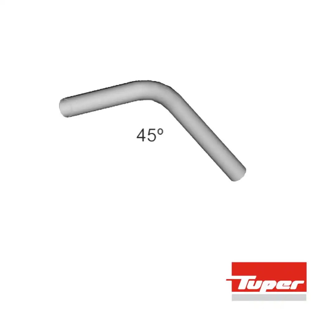 SILENCIOSO UNIVERSAL CURVA 45 ° 2.1/2 POLEGADAS