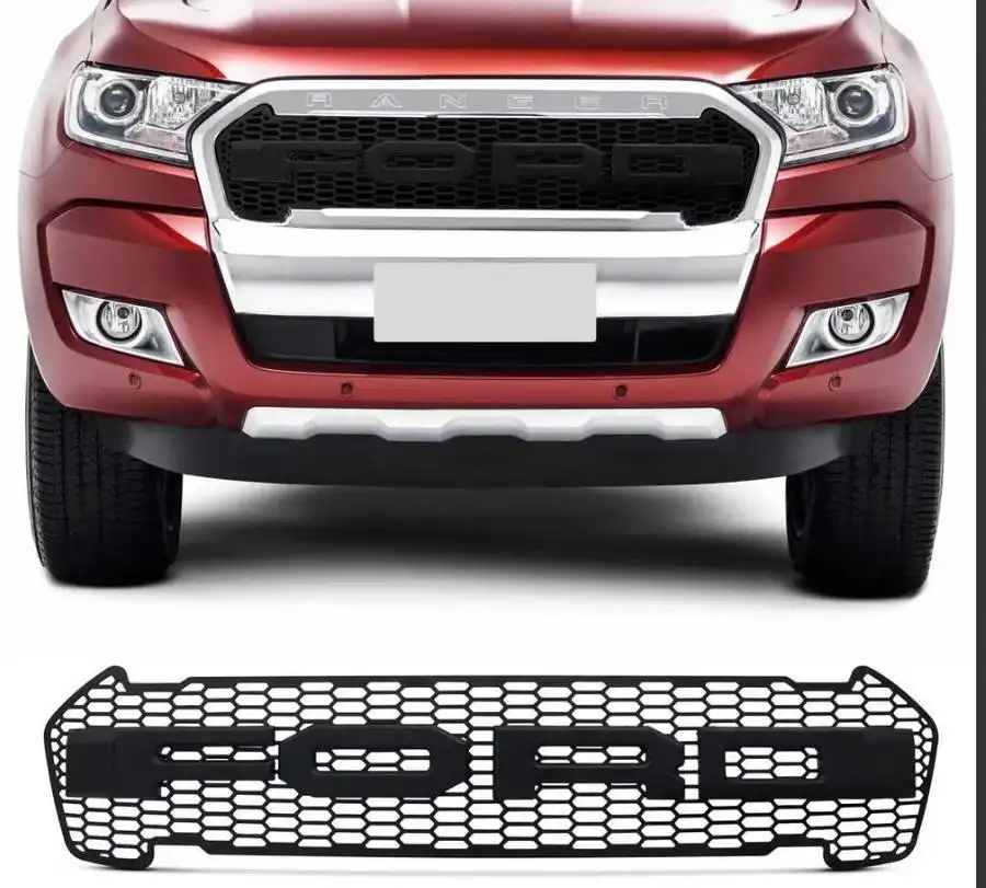 GRADE RADIADOR RANGER RAPTOR 2017 A 2019 PRETA