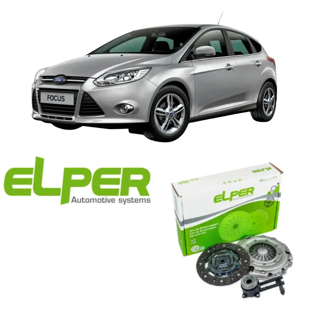 KIT EMBREAGEM FOCUS 1.6 16V SIGMA 2014 A 2018 COM ATUADOR