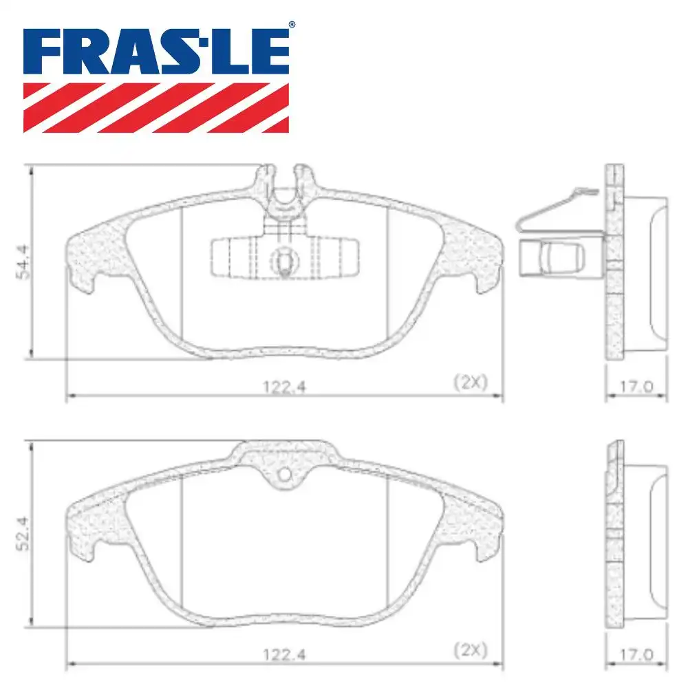 PASTILHA FREIO TRASEIRA MERCEDES C180 1.8 16V 2007 A 2012