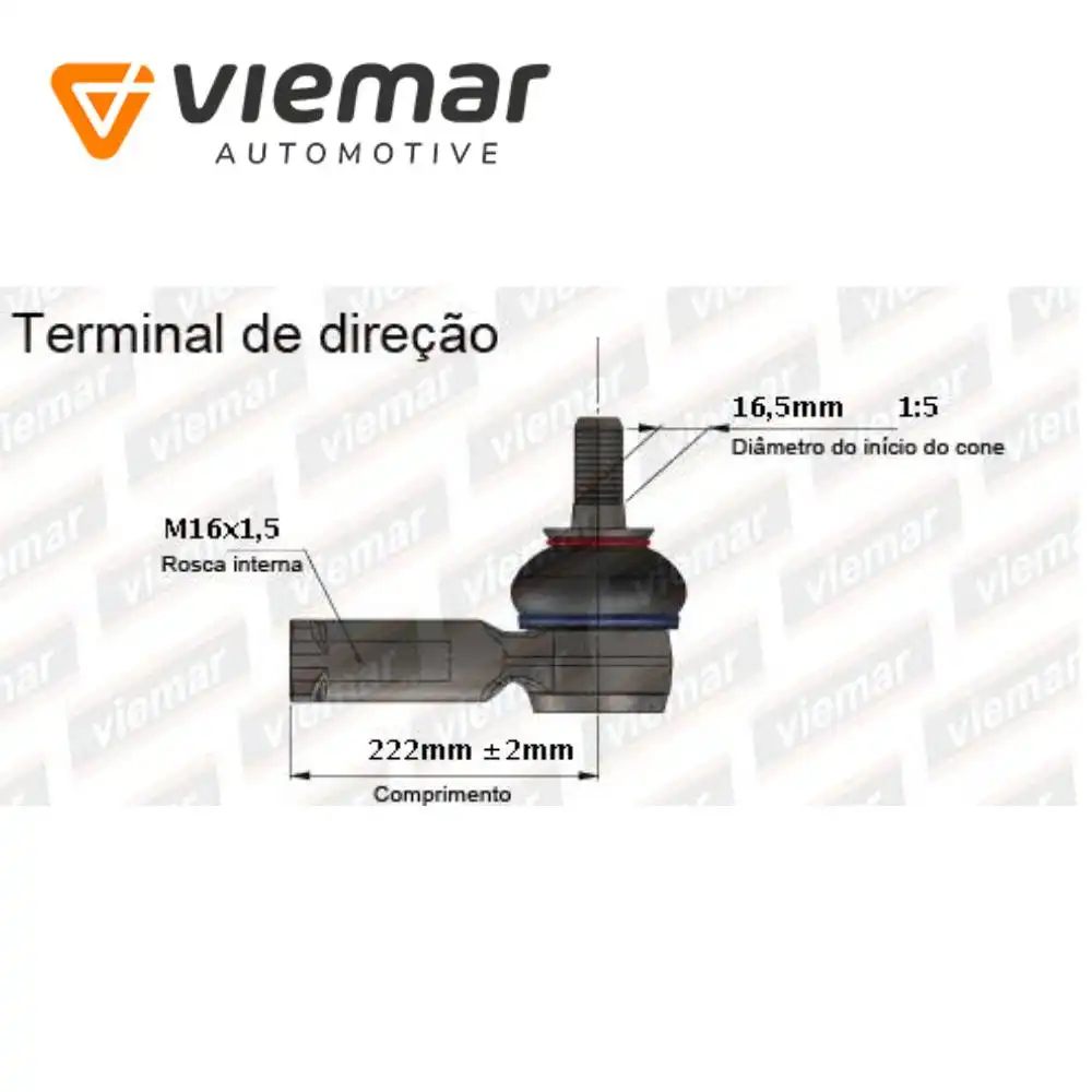 PONTEIRA DIRECAO RENAULT MASTER 2002 A 2012 DIR