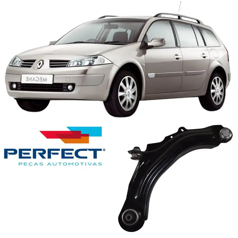 BANDEJA DIANTEIRA RENAULT MEGANE 2006 A 2012 ESQ COM PIVO