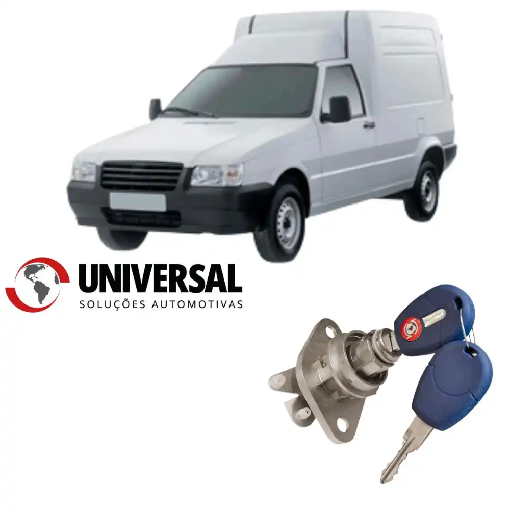 CILINDRO TAMPA TRAS FIAT FIORINO 07/09 C/CHAVE AZUL ( BAU )