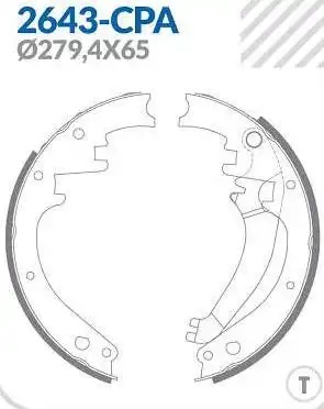 SAPATAS FREIO S-10 BLAZER 6CIL 95/ RANGER 05/ S-10 2.8 MWM