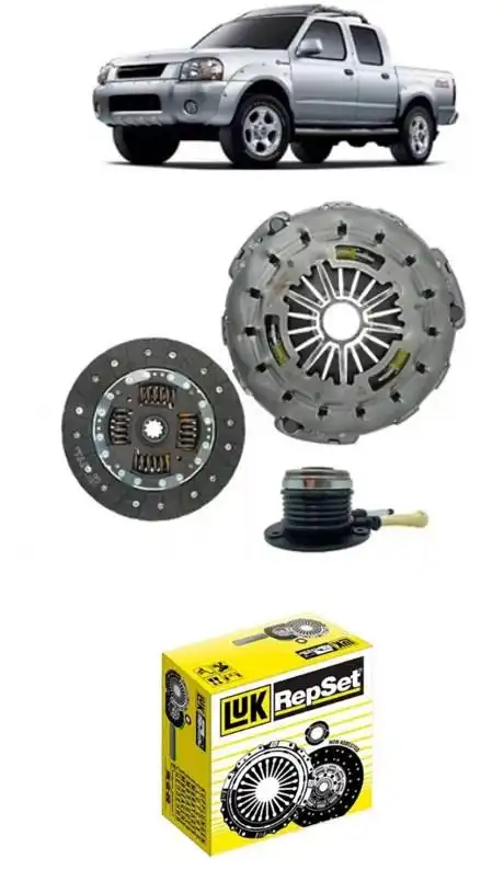 KIT EMBREAGEM NISSAN FRONTIER 2.8 MWM 2002 A 2007 COM ATUADO