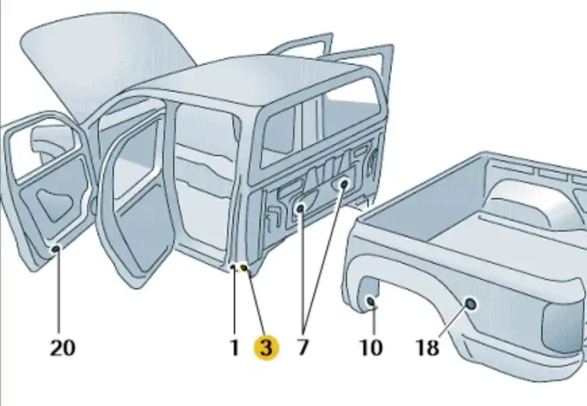 TAPA PO CABINE AMAROK
