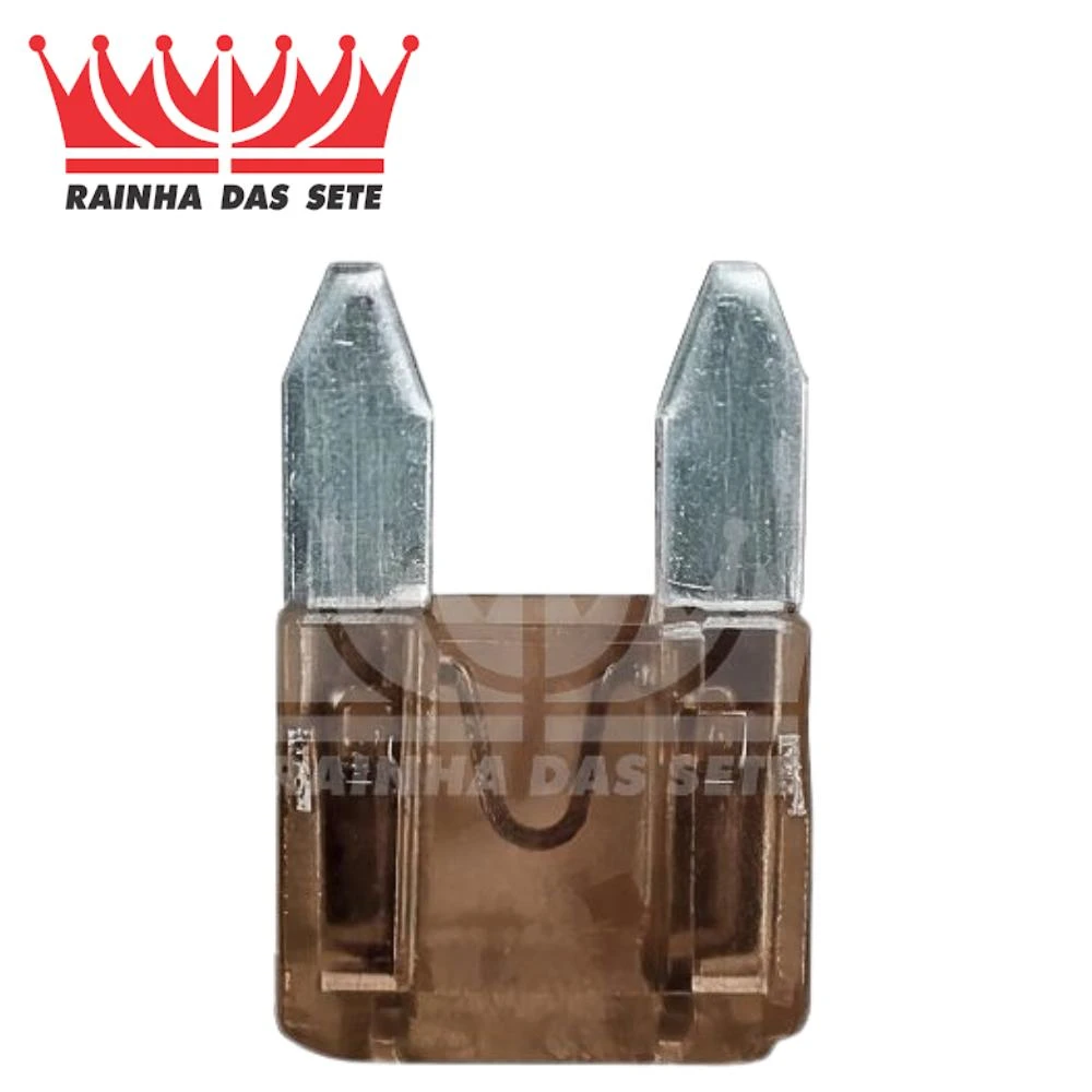 FUSIVEL MINI LAMINA MARROM 7,5 AMP UNIVERSAL COM 10