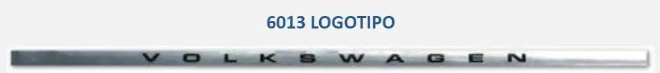 EMBLEMA VOLKSWAGEN ESCOVADO
