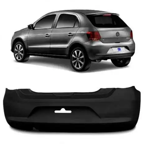 PARACHOQUE TRASEIRO GOL G6 2013 A 2016 PRETO LISO