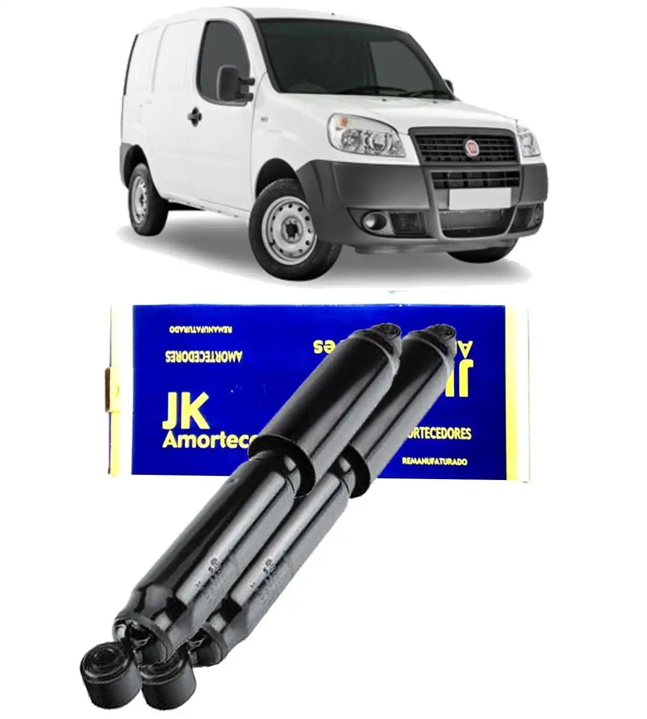 AMORTECEDOR TRASEIRO FIAT DOBLO REMANUFATURADO