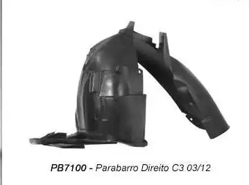 PROTETOR PARALAMA DIANT CITROEN C3 03/12 DIR