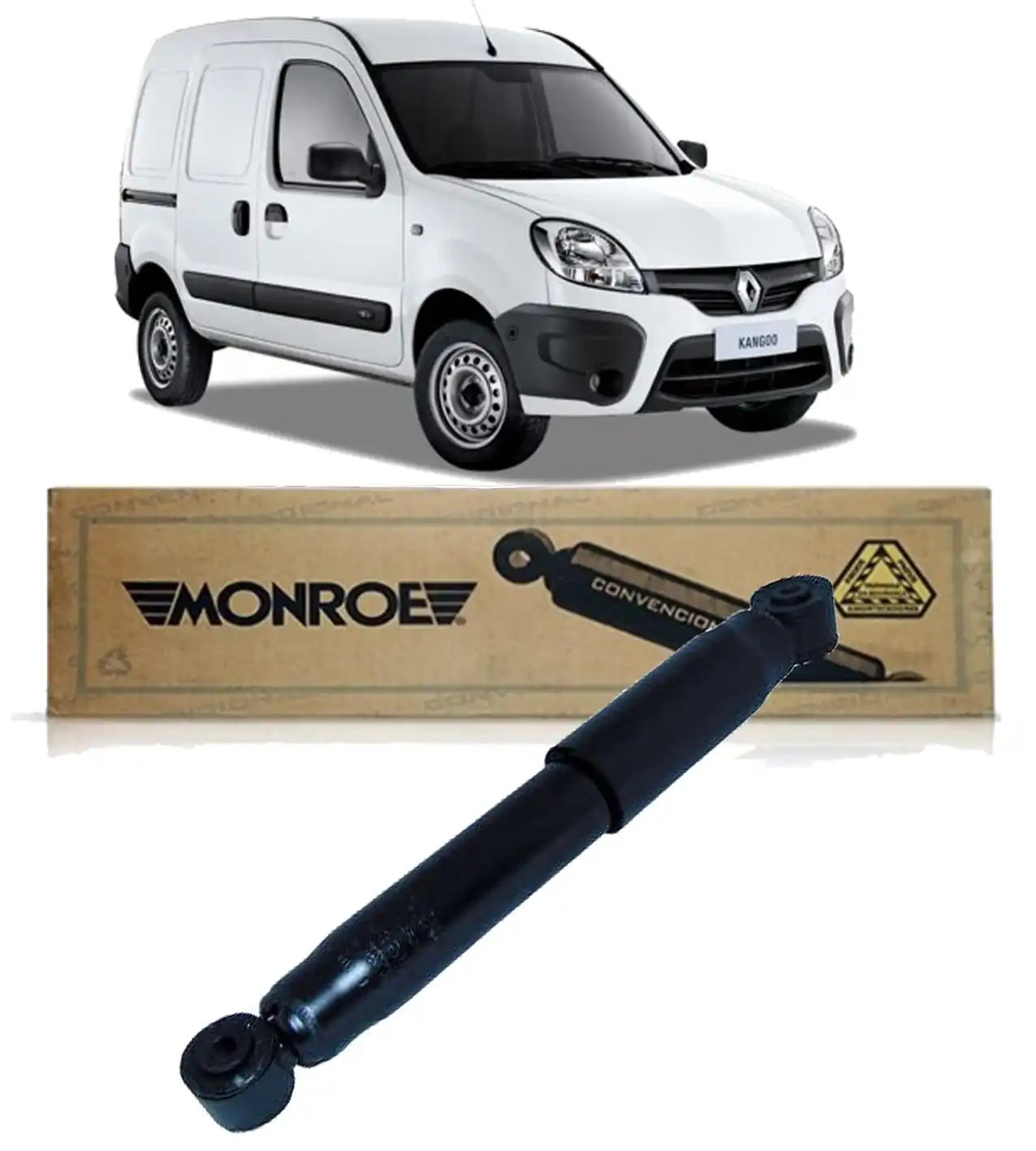 AMORTECEDOR TRASEIRO RENAULT KANGOO 1999 A 2012